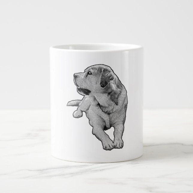 Gentle Dots, Loyal Gaze Jumbo Mugg (Framsidan)