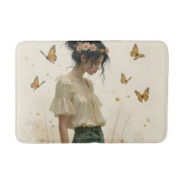 Gentle Elegance in a Butterfly Dance Badrumsmatta