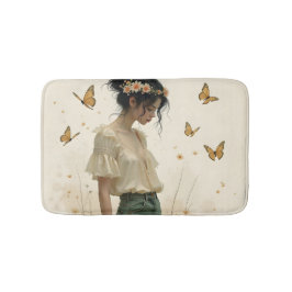 Gentle Elegance in a Butterfly Dance Badrumsmatta