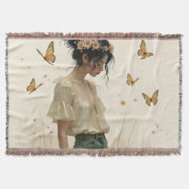 Gentle Elegance in a Butterfly Dance Filt