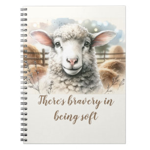 Gentle Ewe: Soft Wool Sheep Anteckningsbok