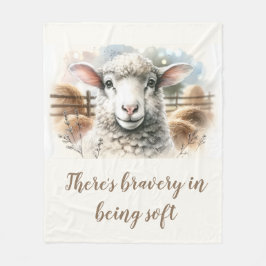 Gentle Ewe: Soft Wool Sheep Fleecefilt