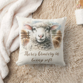 Gentle Ewe: Soft Wool Sheep Kudde