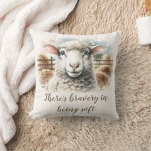 Gentle Ewe: Soft Wool Sheep Kudde