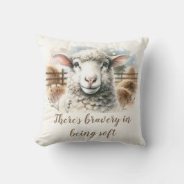 Gentle Ewe: Soft Wool Sheep Kudde