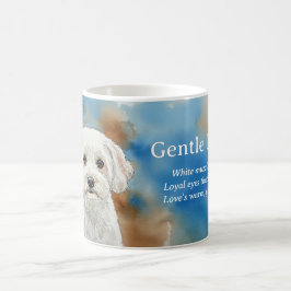 Gentle Friend Pudel Haiku mugg