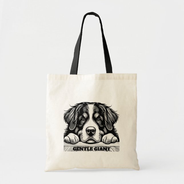 Gentle Giant Eco-Friendly Cotton Tote Bag Tygkasse (Framsidan)