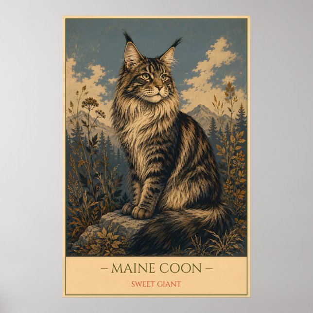 Gentle Giant: Maine Coon Poster (Framsidan)