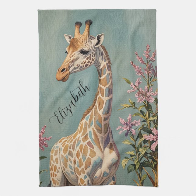 Gentle Giant Personlig Kökshandduk (Vertikal)