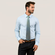 “Gentle Gradient” Tie – Turquoise to Gray, Elegant