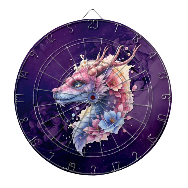 Gentle Guardian Dragon.  Darttavla (Framsidan)