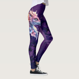 Gentle Guardian Dragon.  Leggings