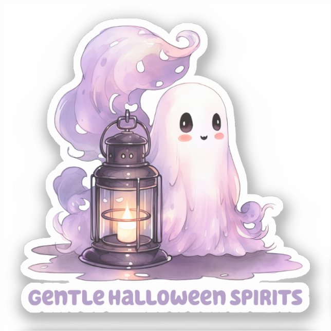 Gentle Halloween Spirits Klistermärken (Framsida)