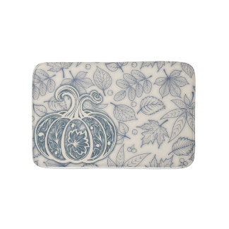 Gentle Harvest Pumpkin-Faded IvorySnälla Bath Mat Badrumsmatta