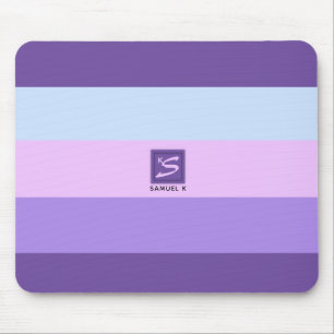 Gentle Lavender Dreams Färg Palette Monogram Musmatta