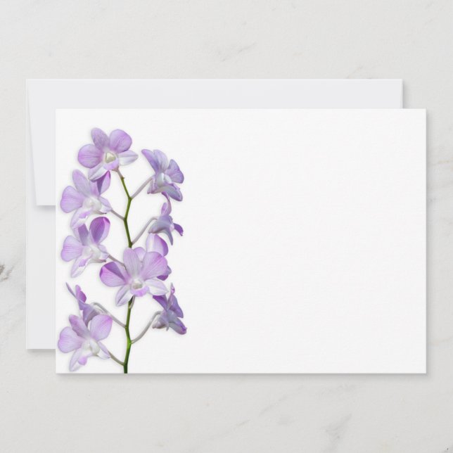 Gentle lila blommor (Framsida)