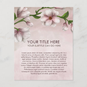 Gentle Magnolia Flower Gren Flygblad