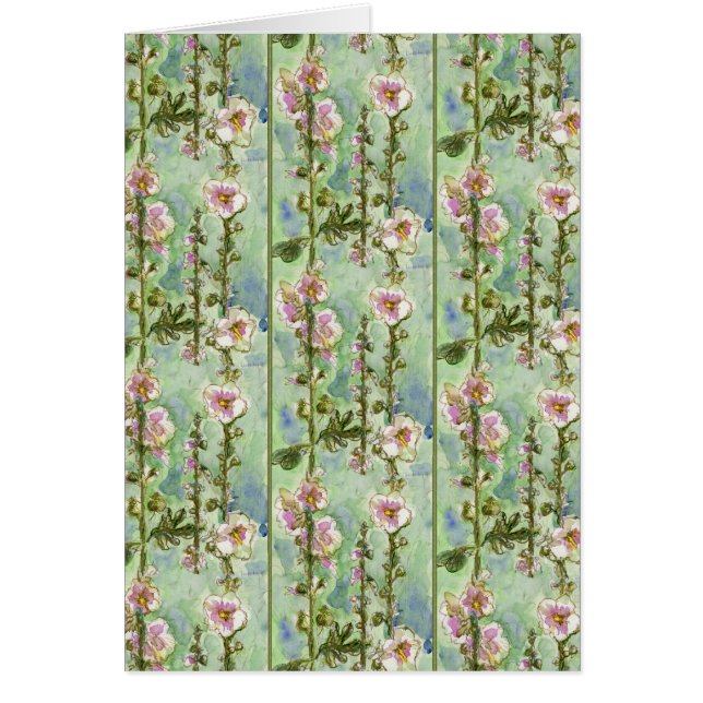 Gentle Mallow Hälsningskort (Framsidan)