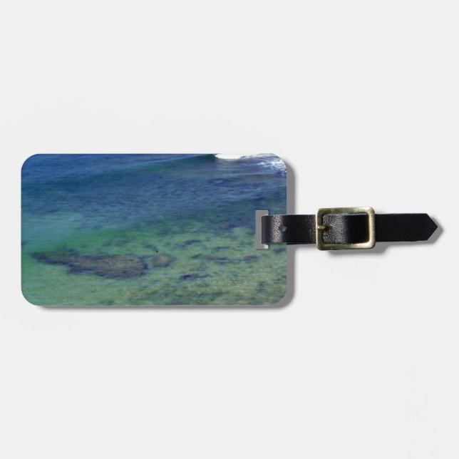 Gentle Ocean Vågar Bagagebricka (Horisontell Framsida)