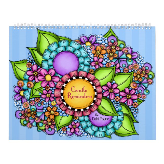 Gentle påminns om en positiv tankekalender kalender (Omslag)