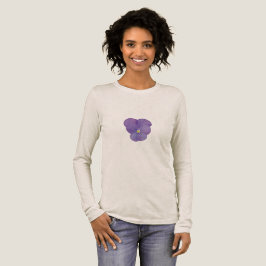 Gentle Pansy Långärmad T Shirt