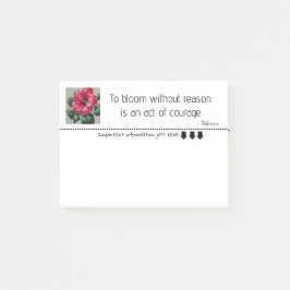 Gentle Pixel Bloom painting art  Post-it Block