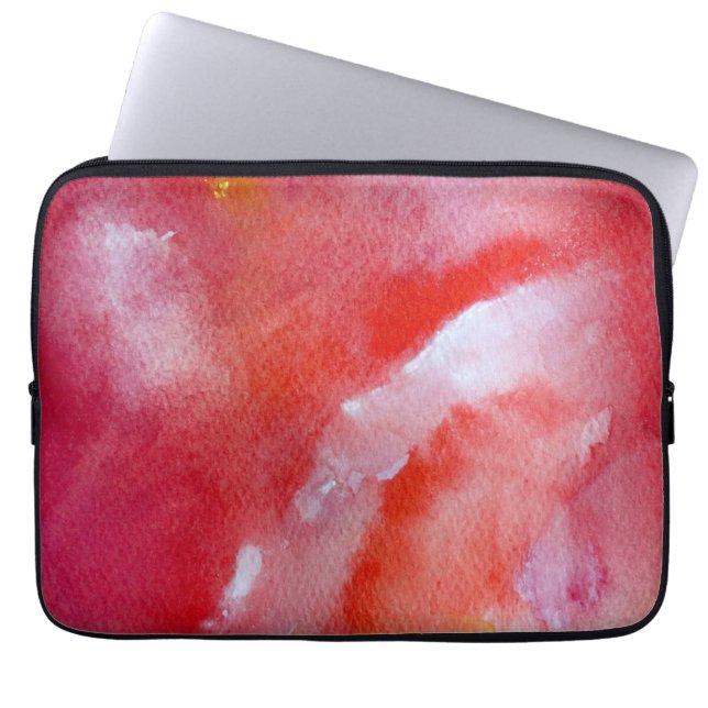 Gentle Rosa-spill Neoprene Laptop sleeve 13 tum (Framsidan)