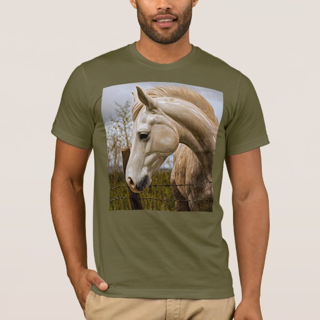 Gentle Soul Horse T Shirt (Framsida)