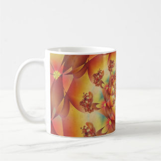 Gentle Summer Spiral Fractal Kaffemugg