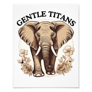 Gentle Titans Fototryck