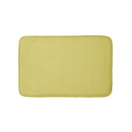 Gentle Warm Yellow Decorative Bath Mat Badrumsmatta