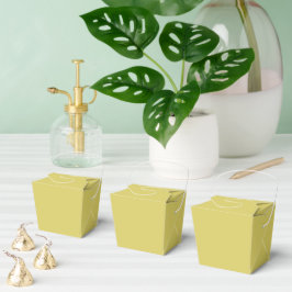 Gentle Warm Yellow Favor Boxes Presentaskar