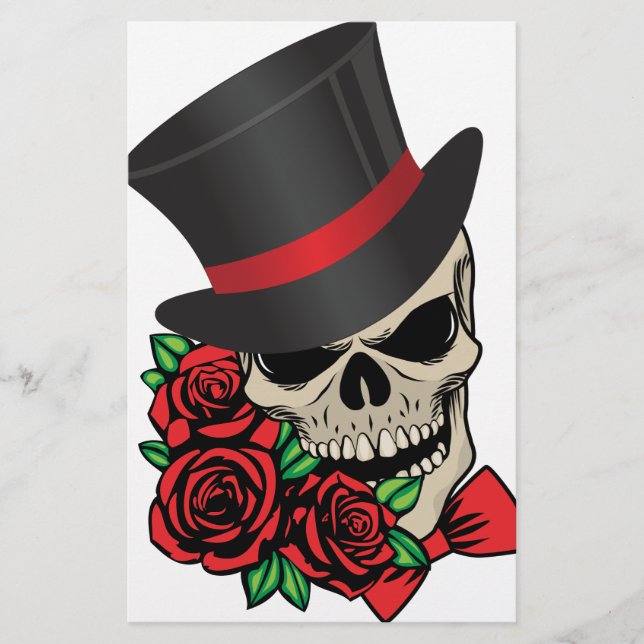 gentleman an Skull Brevpapper (Framsida)