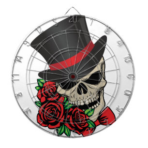 gentleman an Skull Darttavla