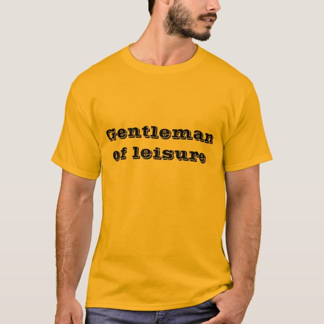 gentleman av fritid t-shirt (Framsida)