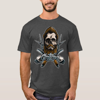 gentleman Barber skalle T Shirt