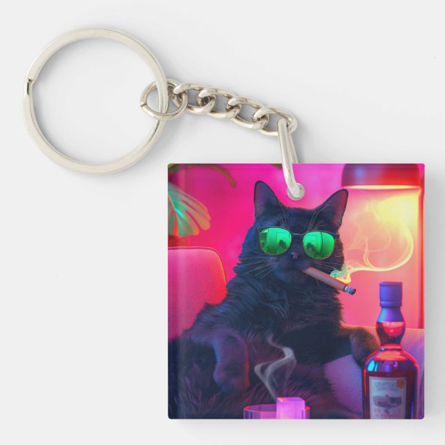 gentleman Cat Drinking Whiskey | Funny Pub (Framsidan)