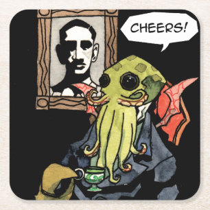 Gentleman Cthulhu: Jubel - underlägg Papper Kvadrat