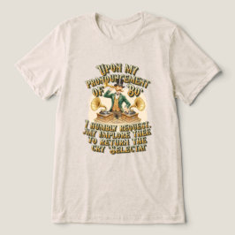 Gentleman DJ ‘Bo' Selecta’ Steampunk Party T Shirt