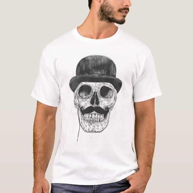 Gentlemän dör aldrig t-shirt (Framsida)