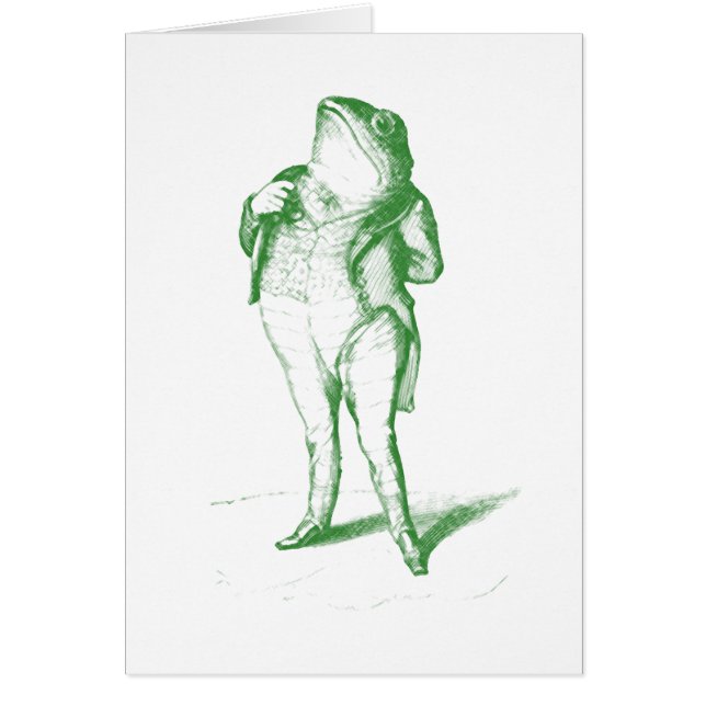 gentleman Frog Hälsningskort (Framsidan)