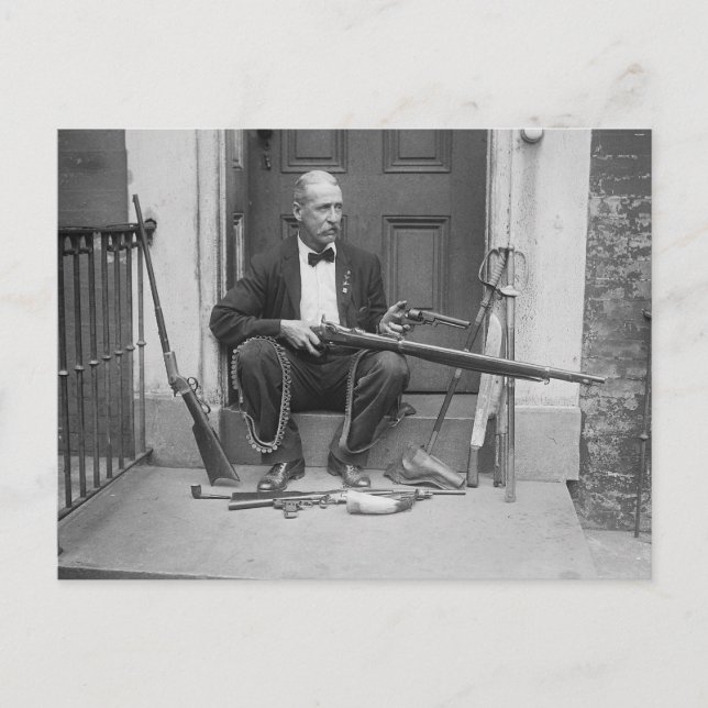 Gentleman Gunslinger, 1927 Vykort (Framsida)