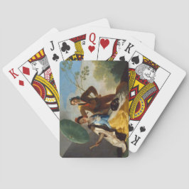 gentleman Holding a Parasol för en spansk Dam Casinokort