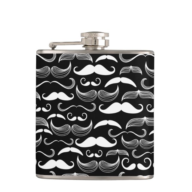 Gentleman klubb. Mustaschmönster Fickplunta (Framsidan)