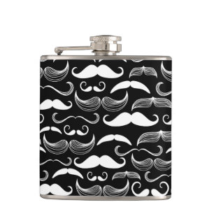 Gentleman klubb. Mustaschmönster Fickplunta