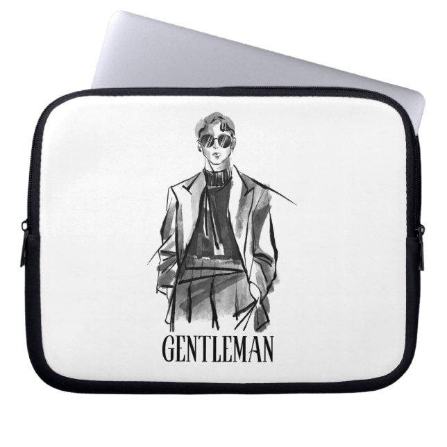 gentleman laptop fodral (Framsidan)