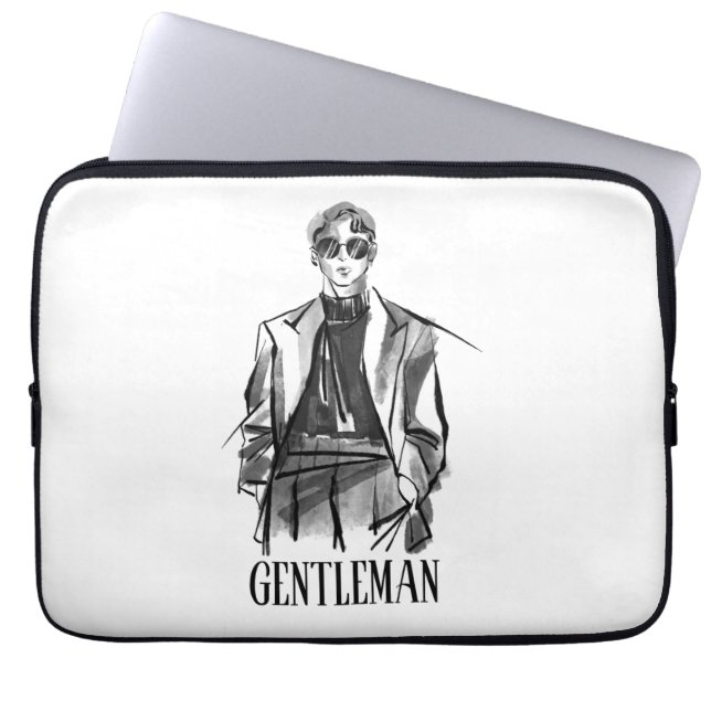 gentleman laptop fodral (Framsidan)