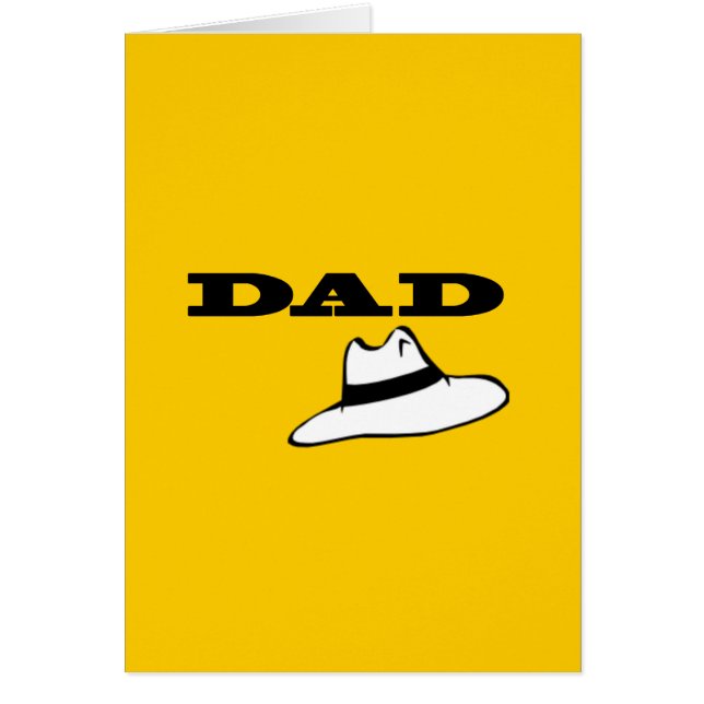 gentleman Pappa Hälsningskort (Framsidan)