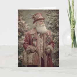 Gentleman Santa Helgkort