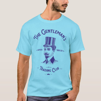 Gentleman T-tröja för handelklubb - blåtttryck T-shirt